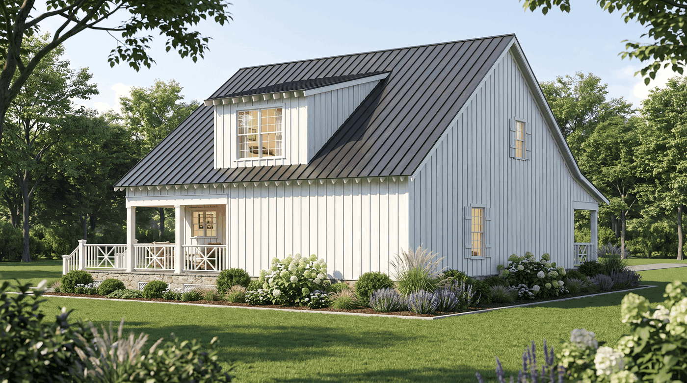 Rear View of this 2-Bedroom,1884 Sq Ft Plan -193-1423