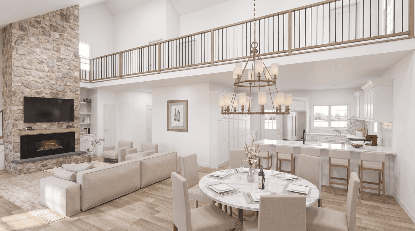 Dining Room of this 2-Bedroom,1884 Sq Ft Plan -193-1423
