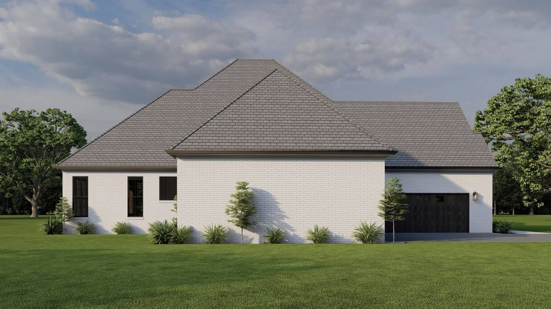 Rear View of this 3-Bedroom,3187 Sq Ft Plan -193-1428