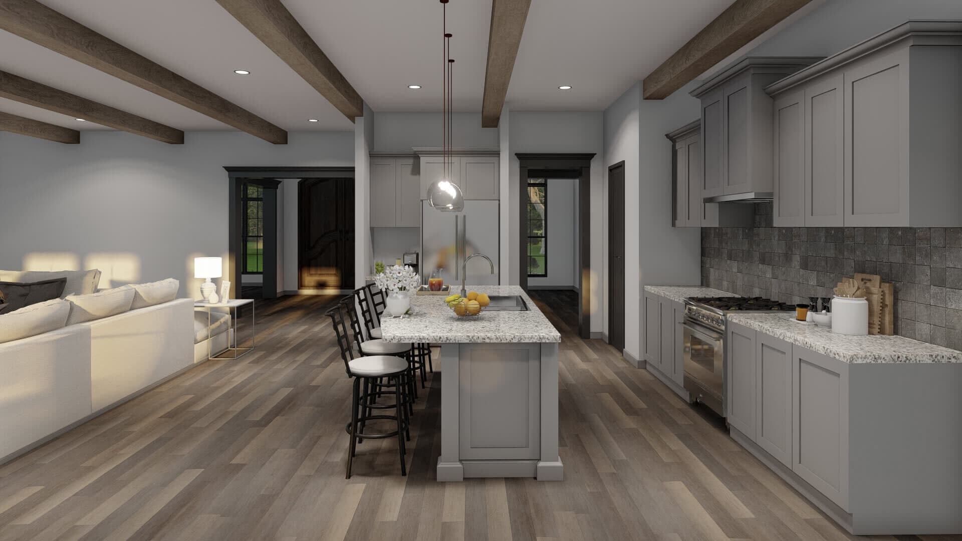 Kitchen of this 3-Bedroom,3187 Sq Ft Plan -193-1428