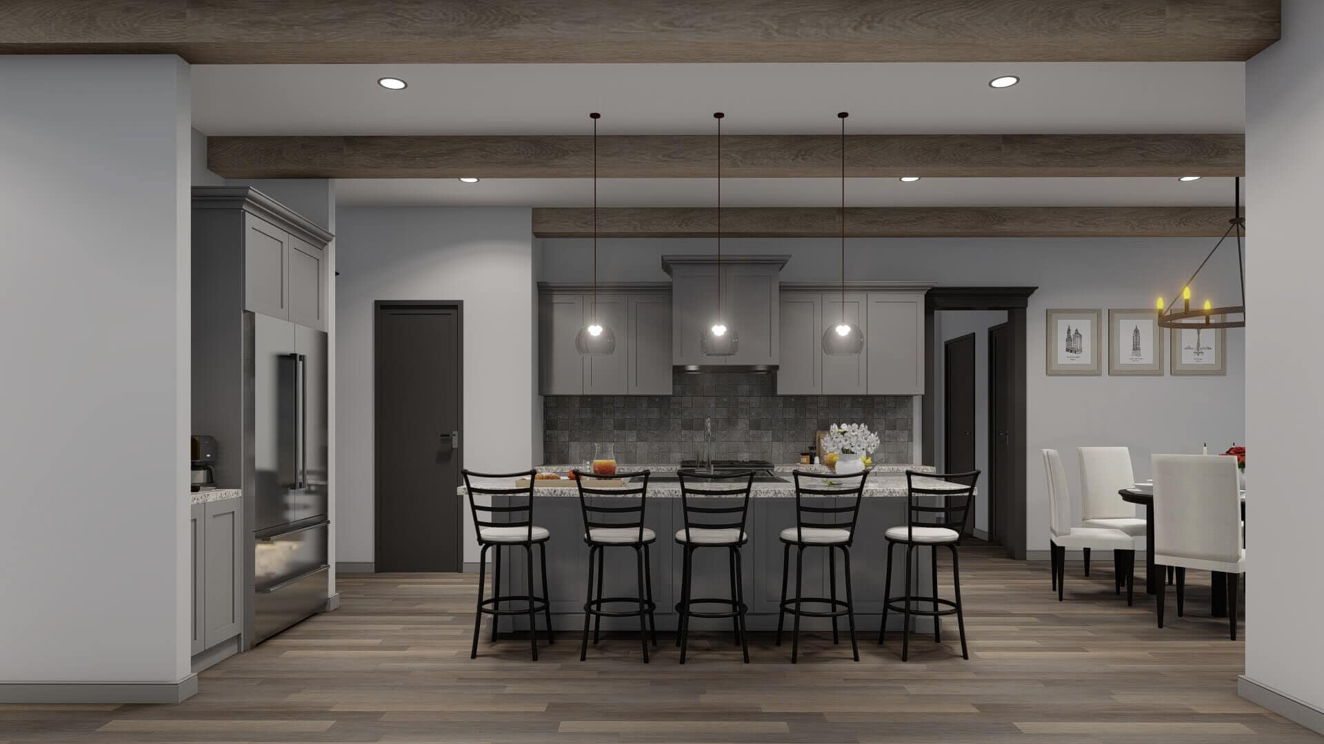 Kitchen of this 3-Bedroom,3187 Sq Ft Plan -193-1428