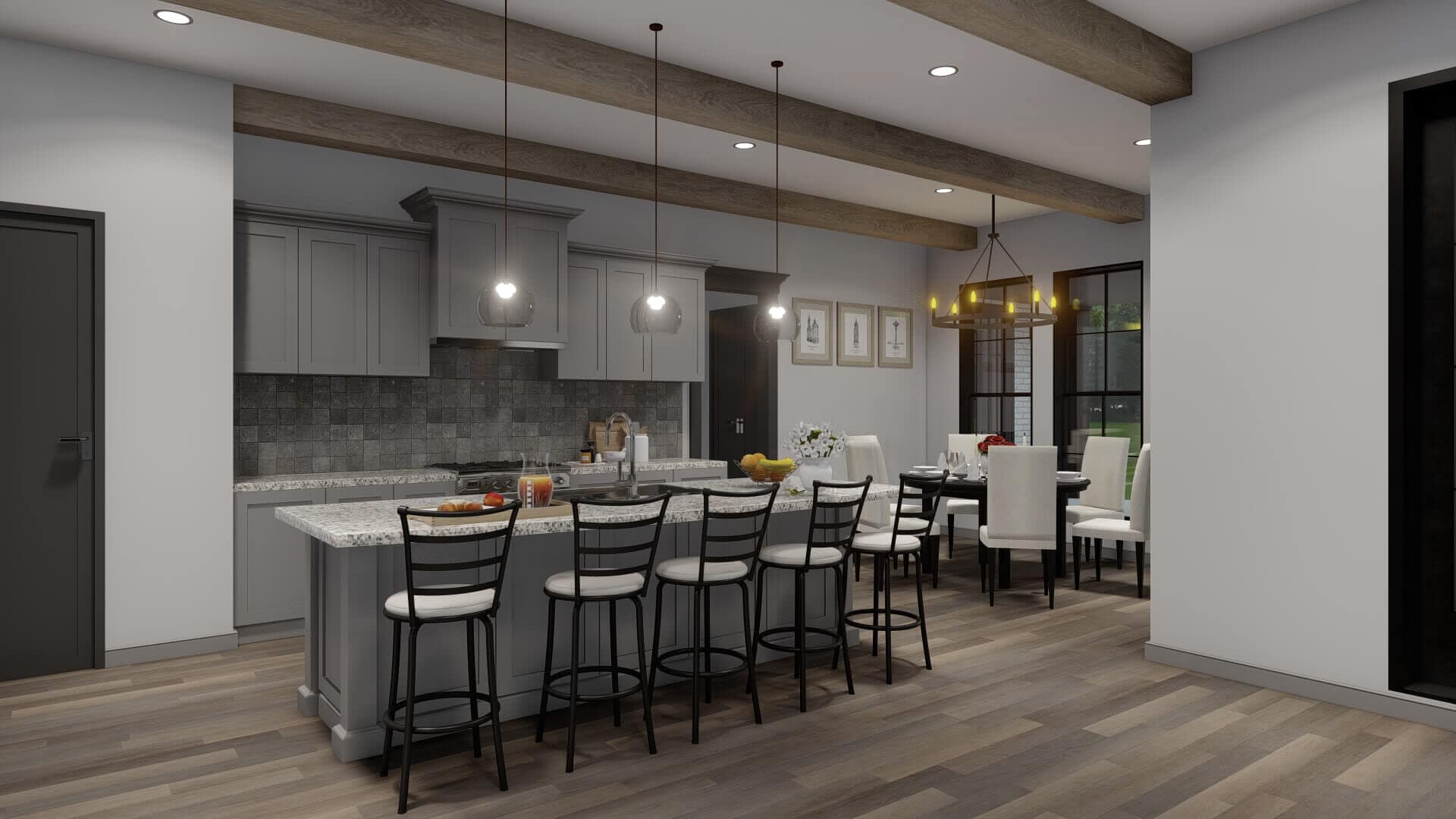 Dining Room of this 3-Bedroom,3187 Sq Ft Plan -193-1428