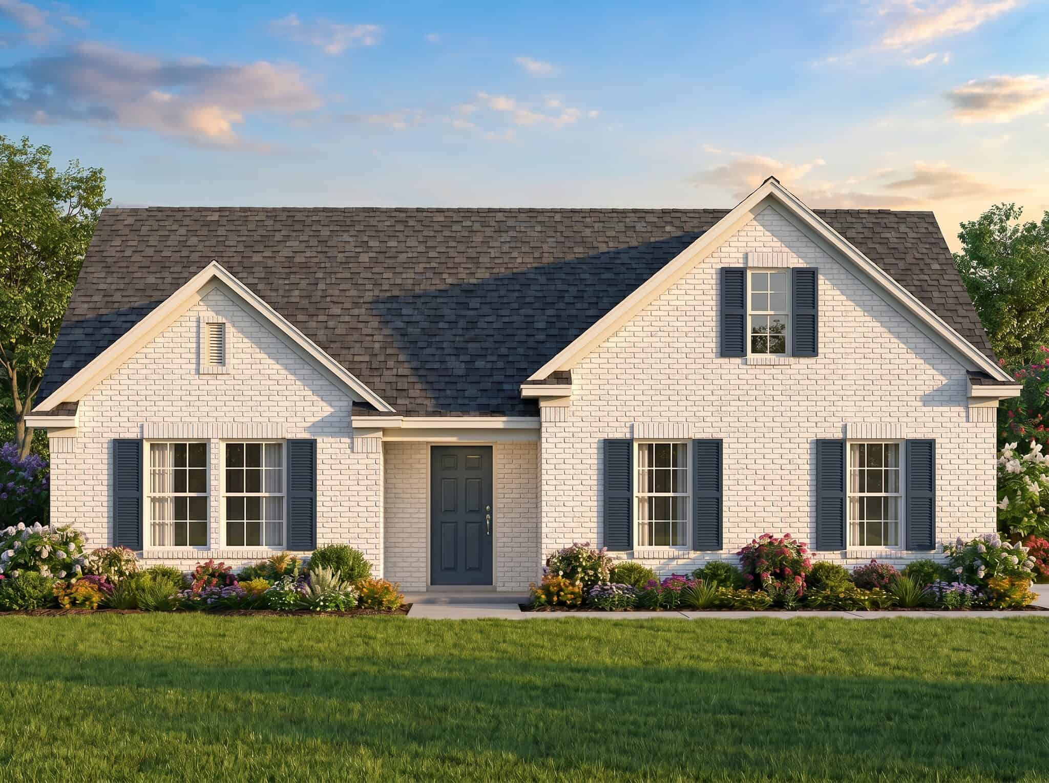 Front View of this 3-Bedroom,1359 Sq Ft Plan -193-1429
