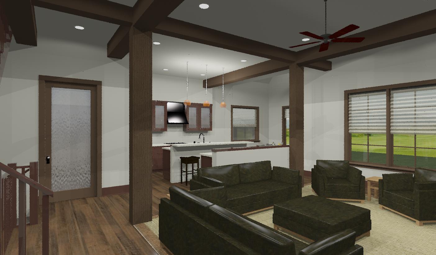 Great Room of this 4-Bedroom, 2400 Sq Ft Plan - 194-1002