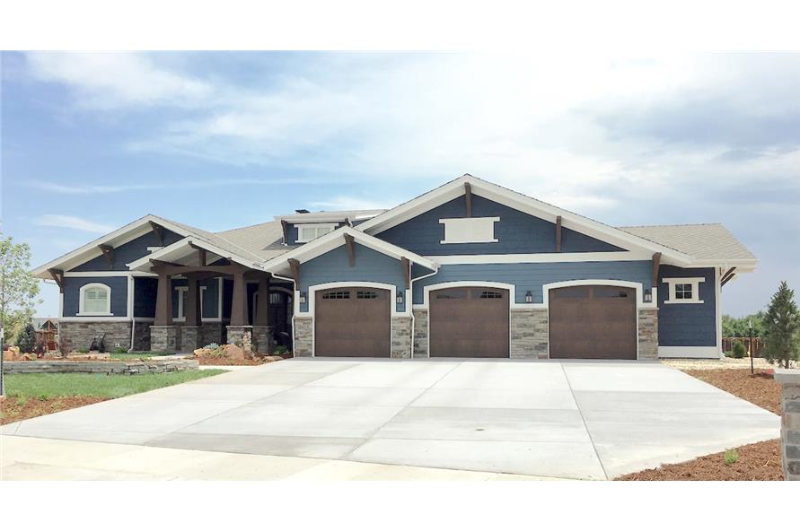 Home Exterior Photograph of this 4-Bedroom,3968 Sq Ft Plan -3968