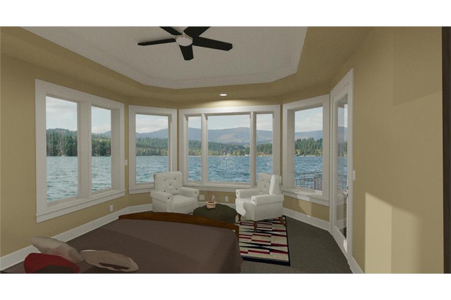Master Bedroom of this 2-Bedroom, 2605 Sq Ft Plan - 194-1010