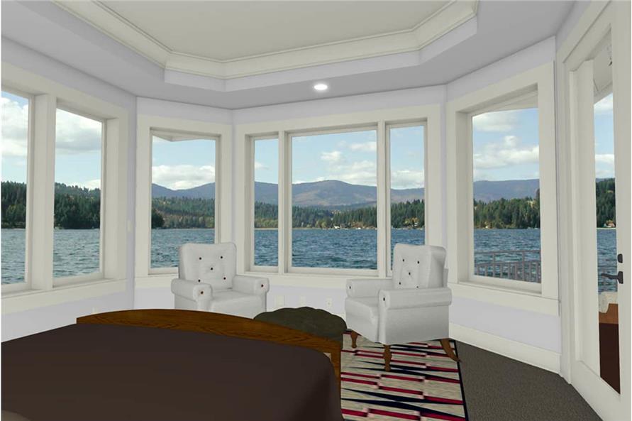 Master Bedroom of this 2-Bedroom, 2605 Sq Ft Plan - 194-1010
