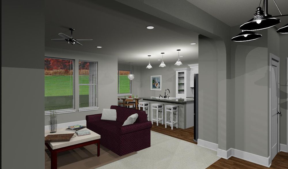 Home Interior Photograph of this 2-Bedroom,1463 Sq Ft Plan -1463