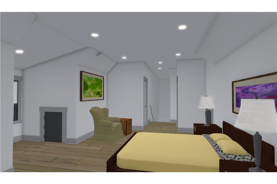 Bedroom of this 3-Bedroom, 2576 Sq Ft Plan - 194-1020