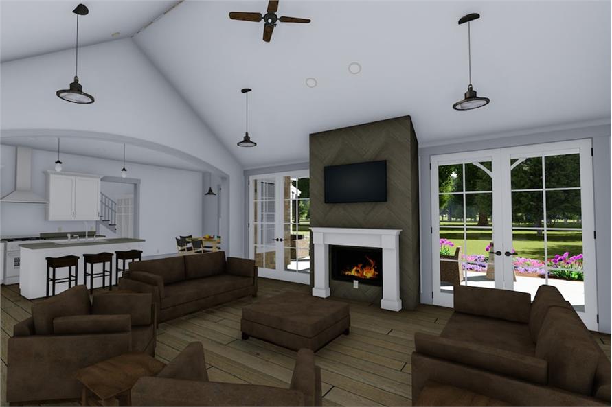 Great Room of this 3-Bedroom,2593 Sq Ft Plan -2593