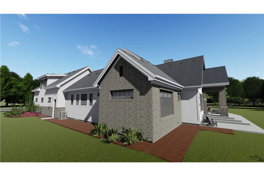 Side View of this 3-Bedroom,2551 Sq Ft Plan -2551
