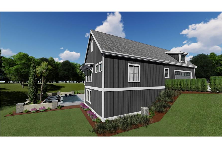 Side View of this 3-Bedroom,2923 Sq Ft Plan -2923