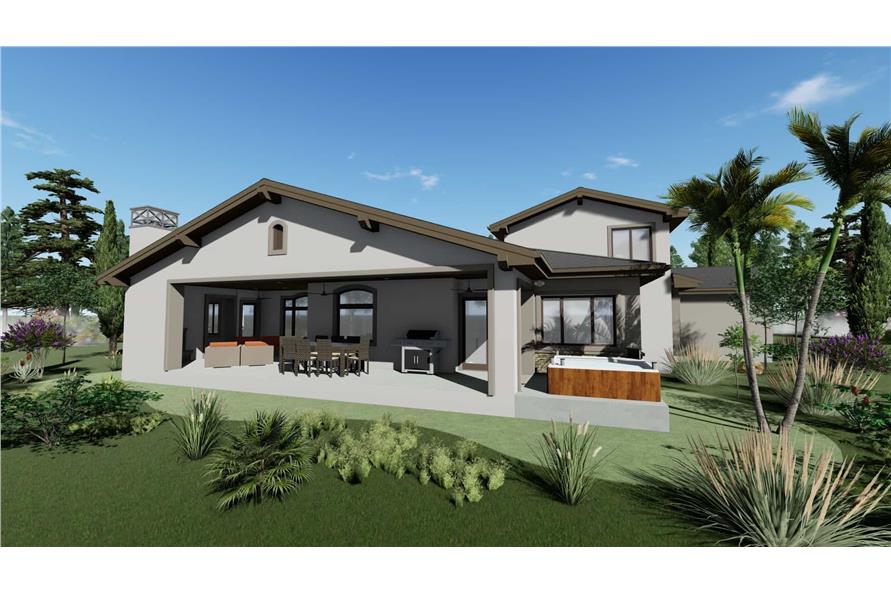Patio of this 3-Bedroom,3546 Sq Ft Plan -3546