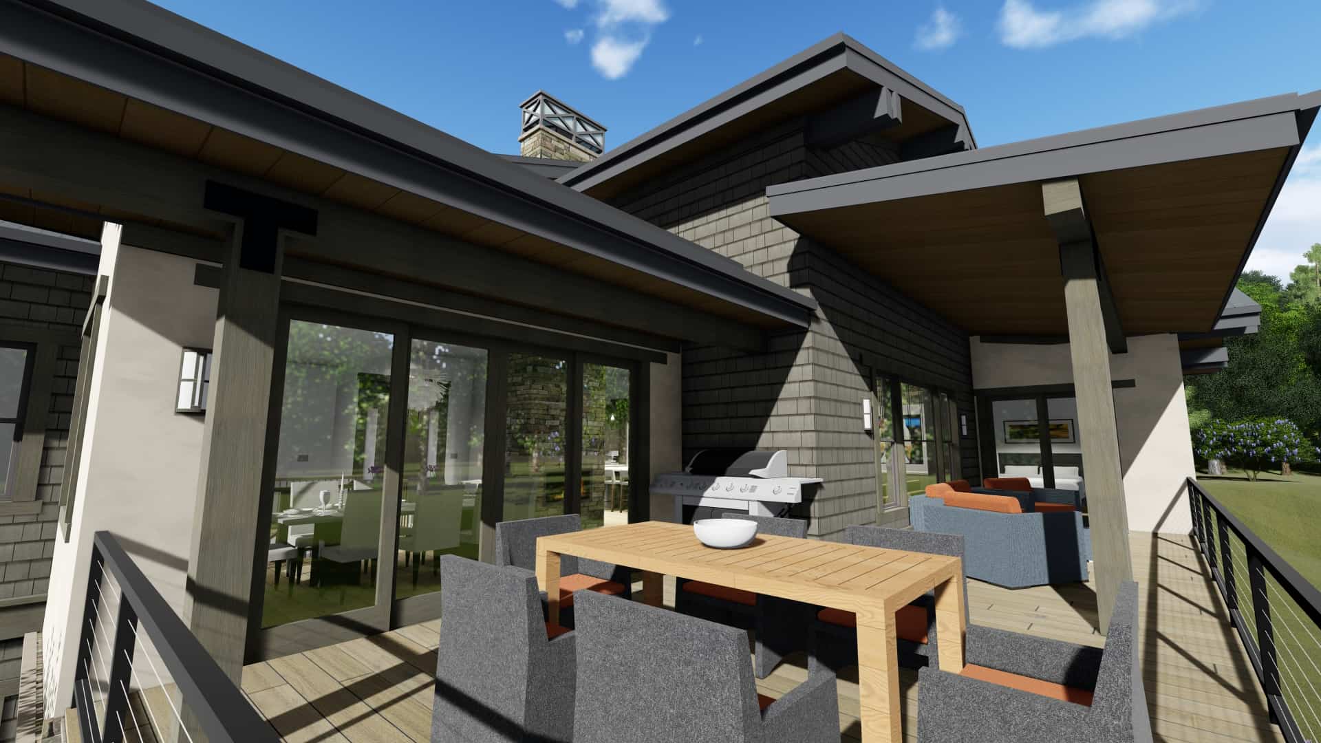 Deck of this 2-Bedroom, 2659 Sq Ft Plan - 194-1045