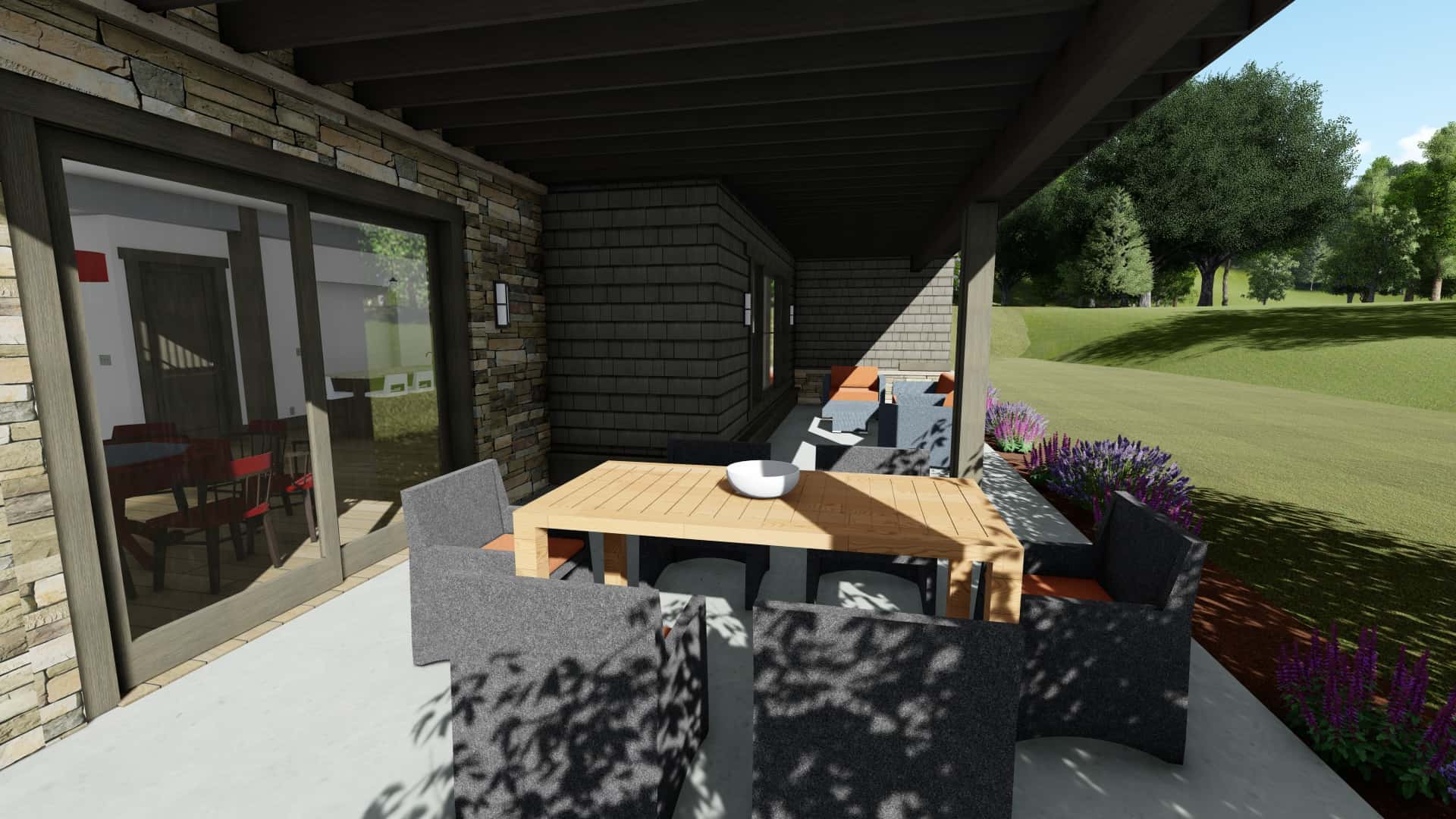 Deck of this 2-Bedroom, 2659 Sq Ft Plan - 194-1045