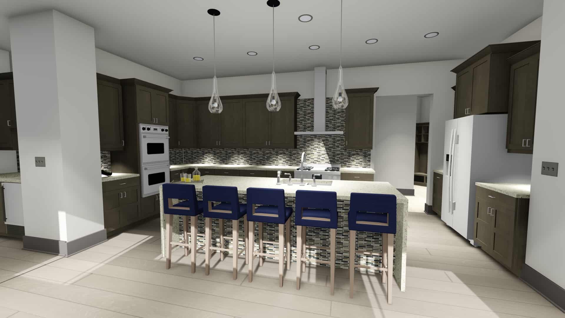 Kitchen of this 3-Bedroom, 3125 Sq Ft Plan - 194-1047