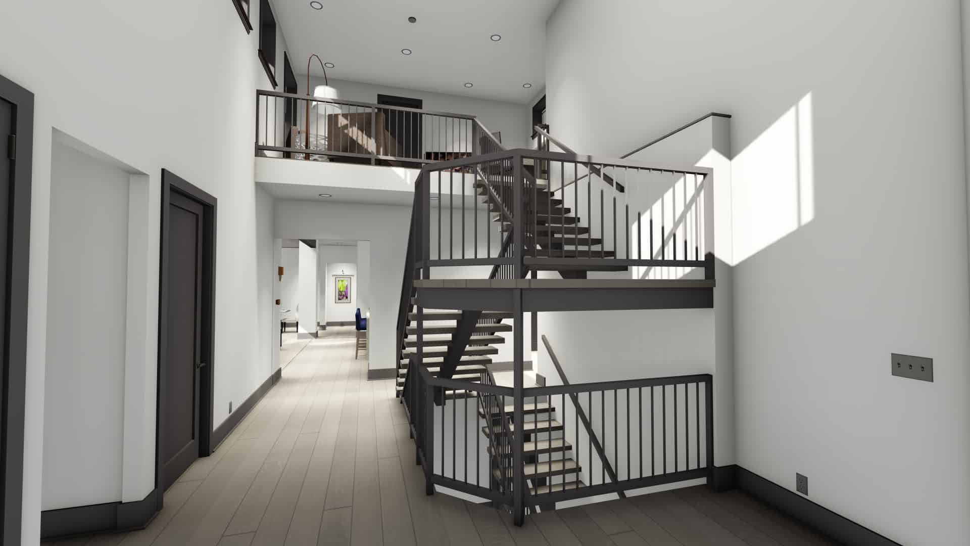 Entry Hall: Staircase of this 3-Bedroom, 3125 Sq Ft Plan - 194-1047