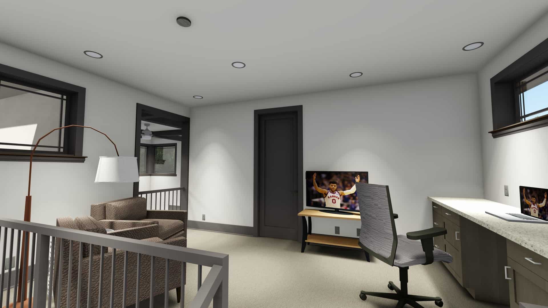 Game Room of this 3-Bedroom, 3125 Sq Ft Plan - 194-1047