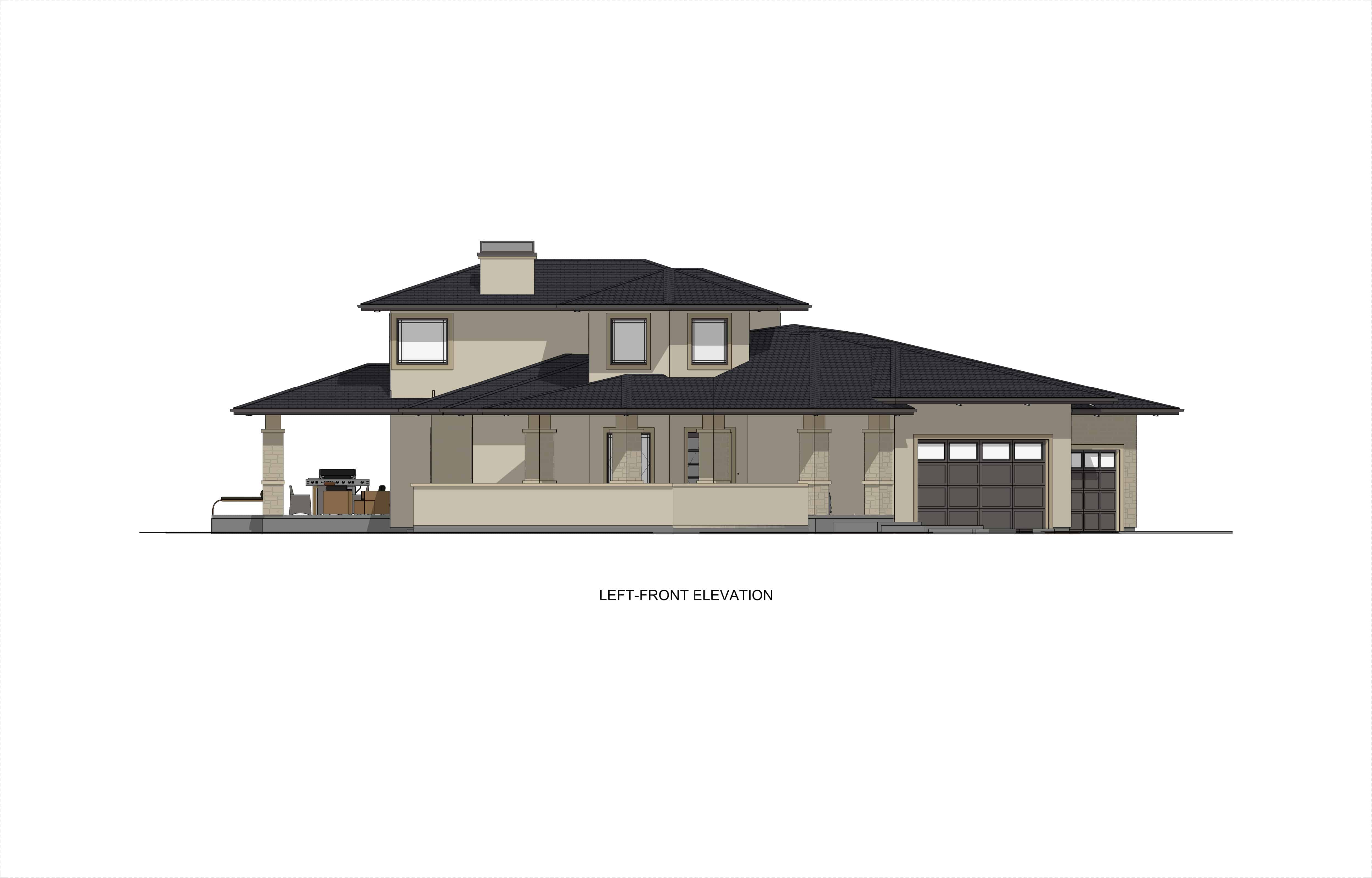 Home Plan Front Elevation of this 3-Bedroom,3125 Sq Ft Plan -194-1047