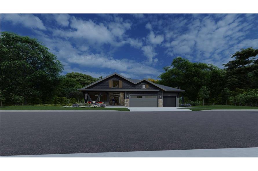 Front View of this 5-Bedroom, 2415 Sq Ft Plan - 194-1063