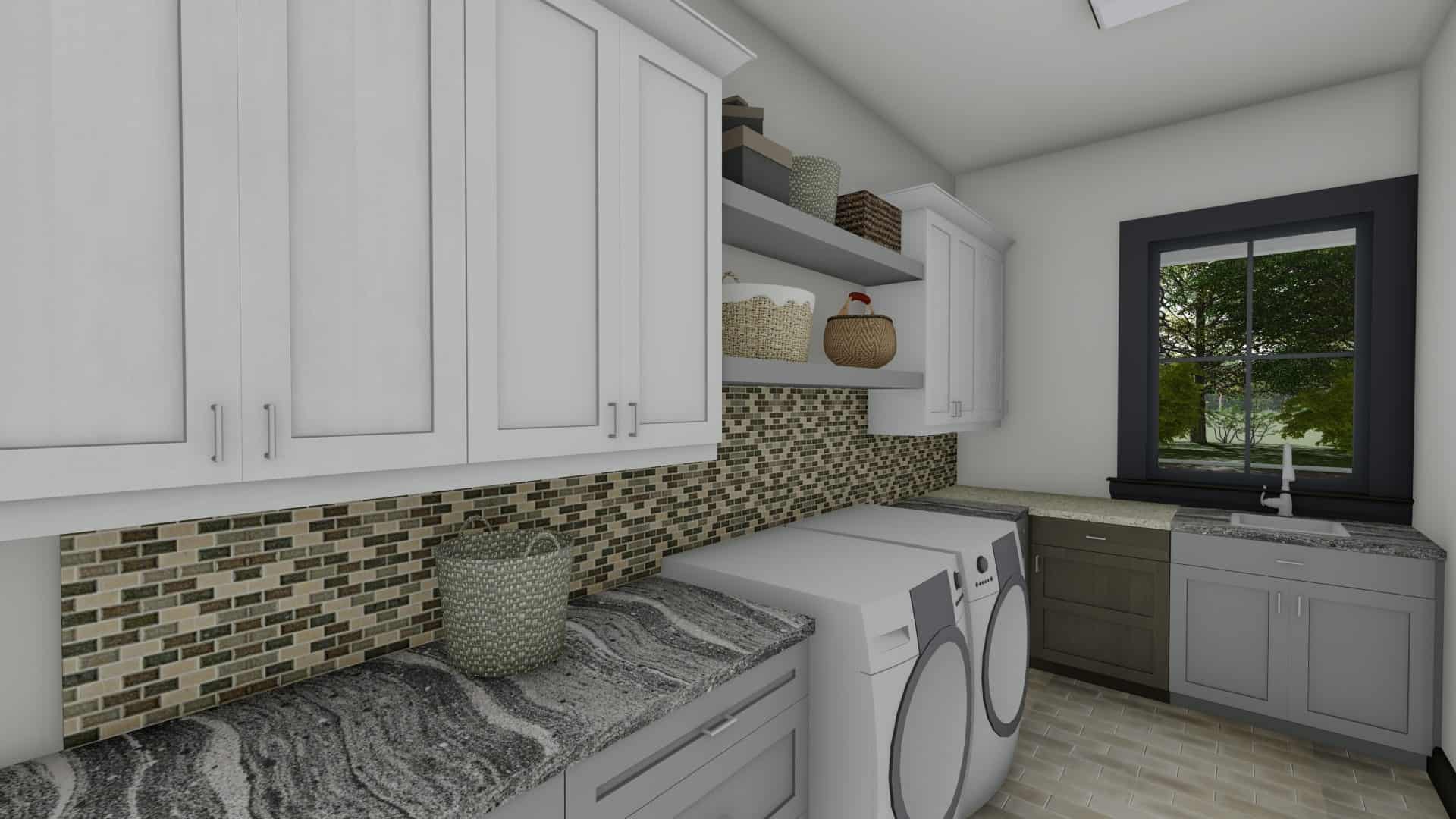 Laundry Room of this 3-Bedroom, 4377 Sq Ft Plan - 194-1066