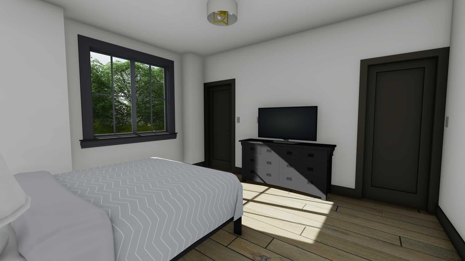 Bedroom of this 3-Bedroom, 4377 Sq Ft Plan - 194-1066