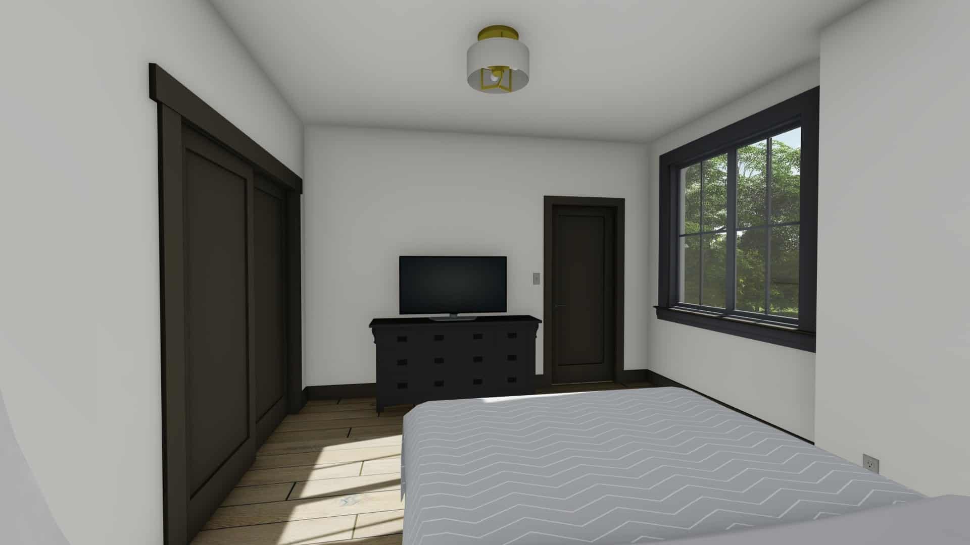 Bedroom of this 3-Bedroom, 4377 Sq Ft Plan - 194-1066