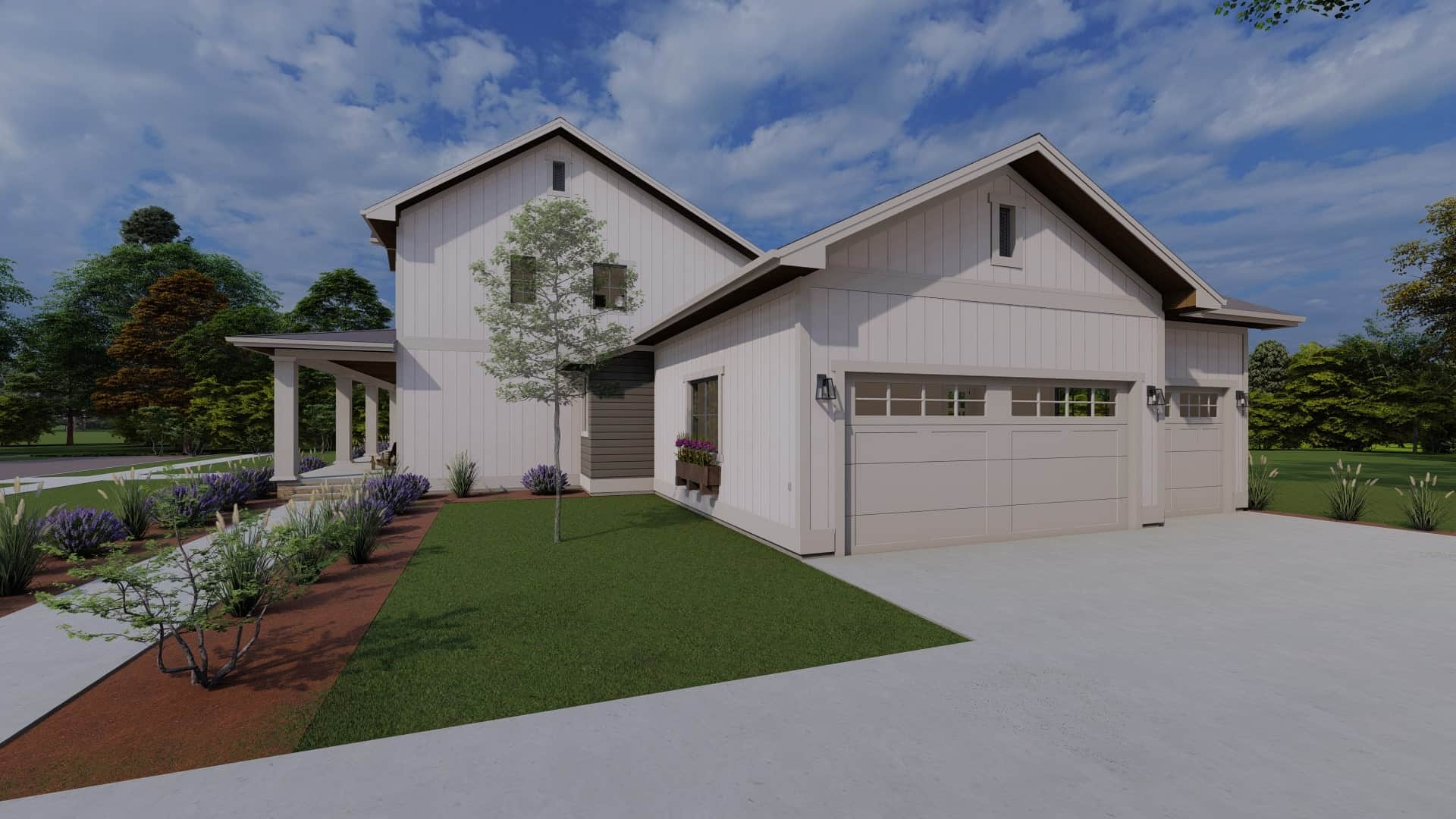 Garage of this 3-Bedroom, 4377 Sq Ft Plan - 194-1066