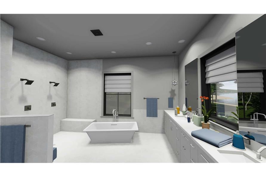 Master Bathroom of this 5-Bedroom,6317 Sq Ft Plan -194-1067