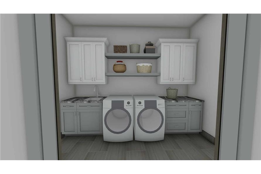 Laundry Room of this 5-Bedroom,6317 Sq Ft Plan -194-1067
