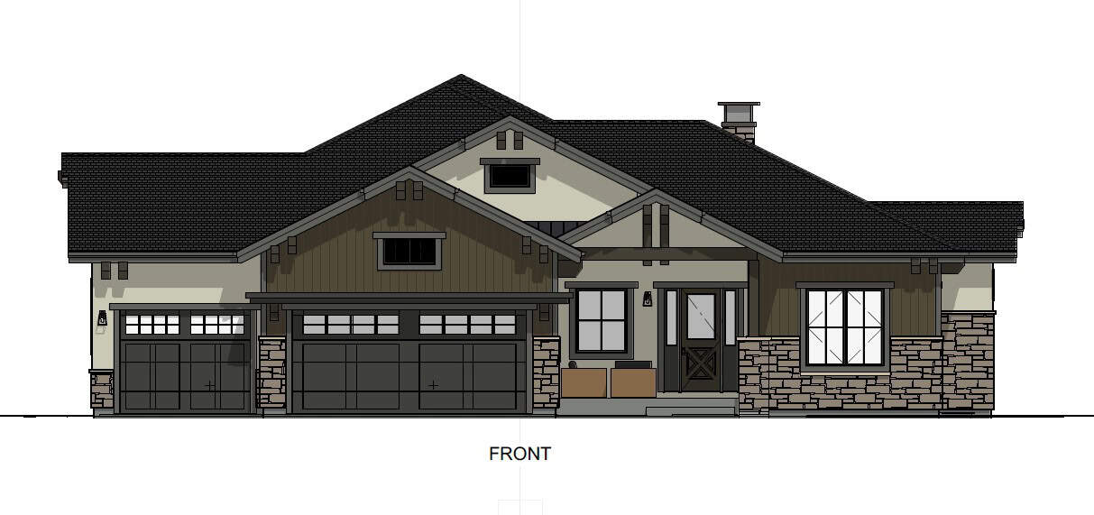 Home Plan Front Elevation of this 3-Bedroom,2520 Sq Ft Plan -194-1077