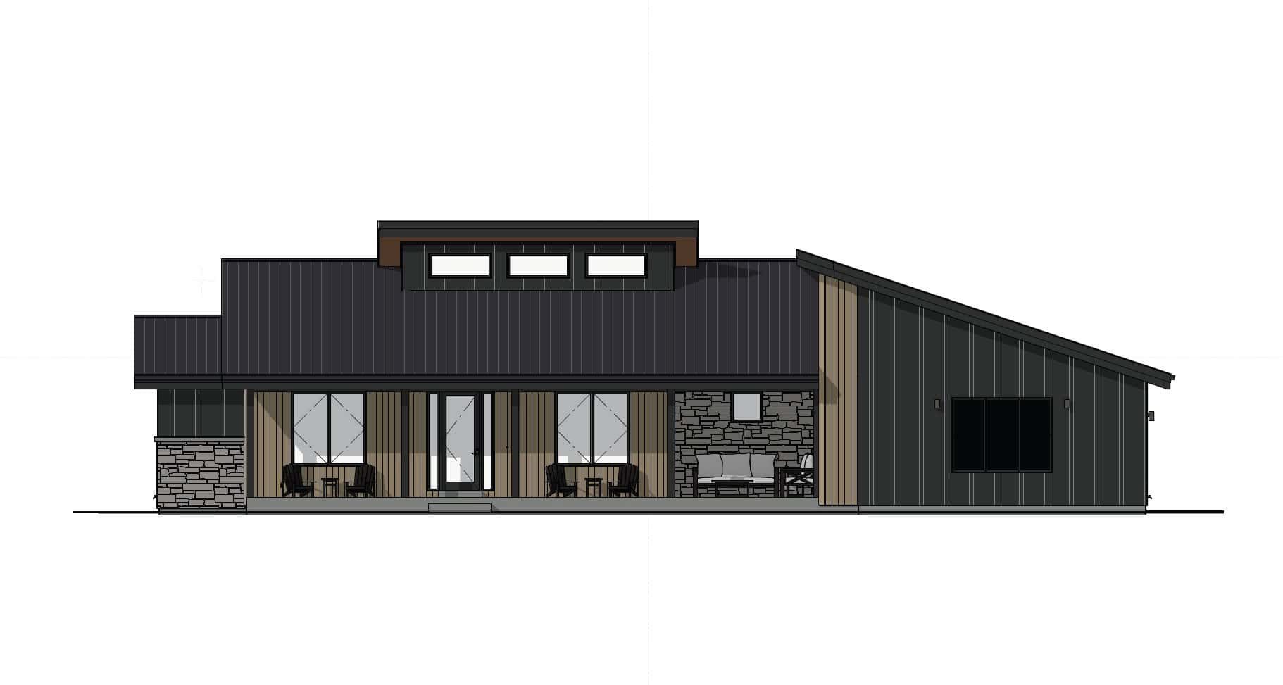 Home Plan Front Elevation of this 3-Bedroom,2589 Sq Ft Plan -194-1078