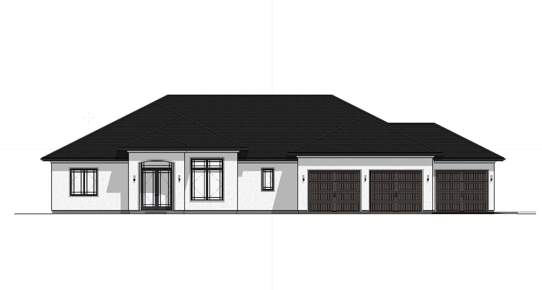 Home Plan Front Elevation of this 3-Bedroom,2624 Sq Ft Plan -194-1079