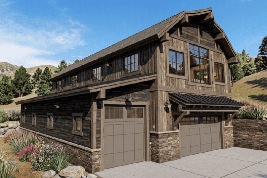 Home Exterior Photograph of this 2-Bedroom,1825 Sq Ft Plan -194-1084