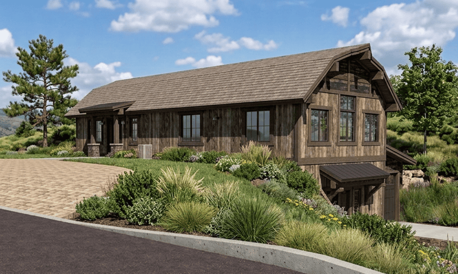Front View of this 2-Bedroom,1825 Sq Ft Plan -194-1084