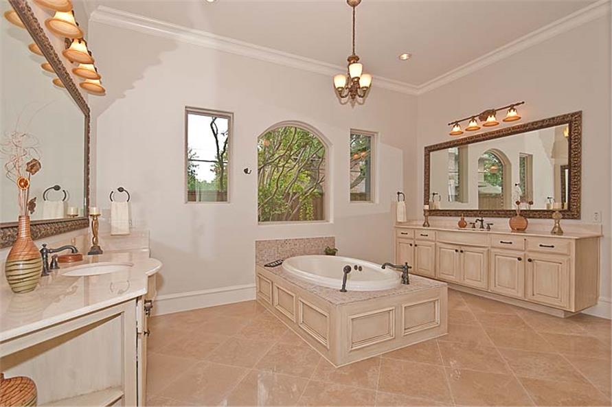 195-1005: Home Interior Photograph-Master Bathroom