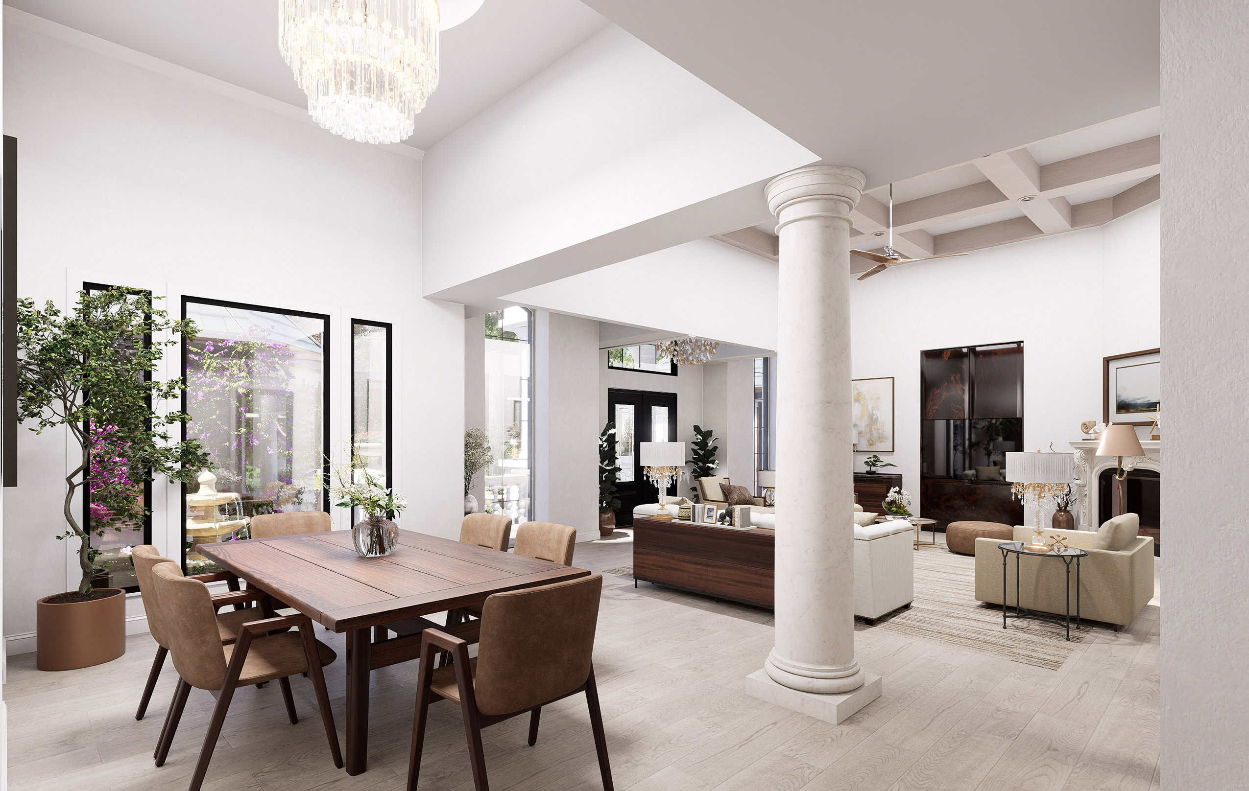 Dining Room of this 3-Bedroom,3329 Sq Ft Plan -195-1006