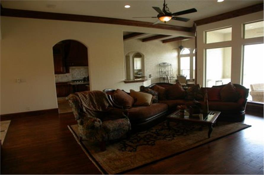 Family Room of this 4-Bedroom,4623 Sq Ft Plan -4623