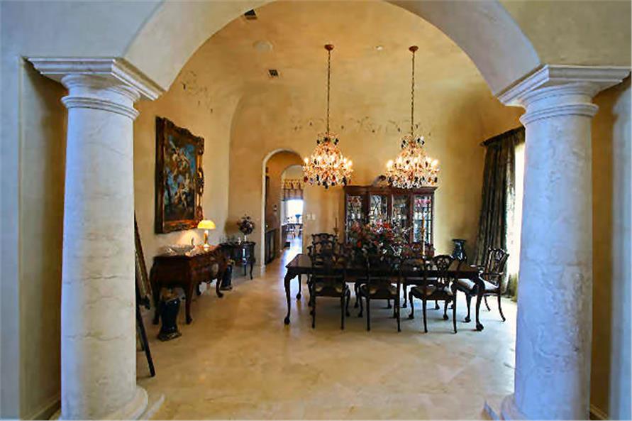 Dining Room of this 4-Bedroom,8647 Sq Ft Plan -8647