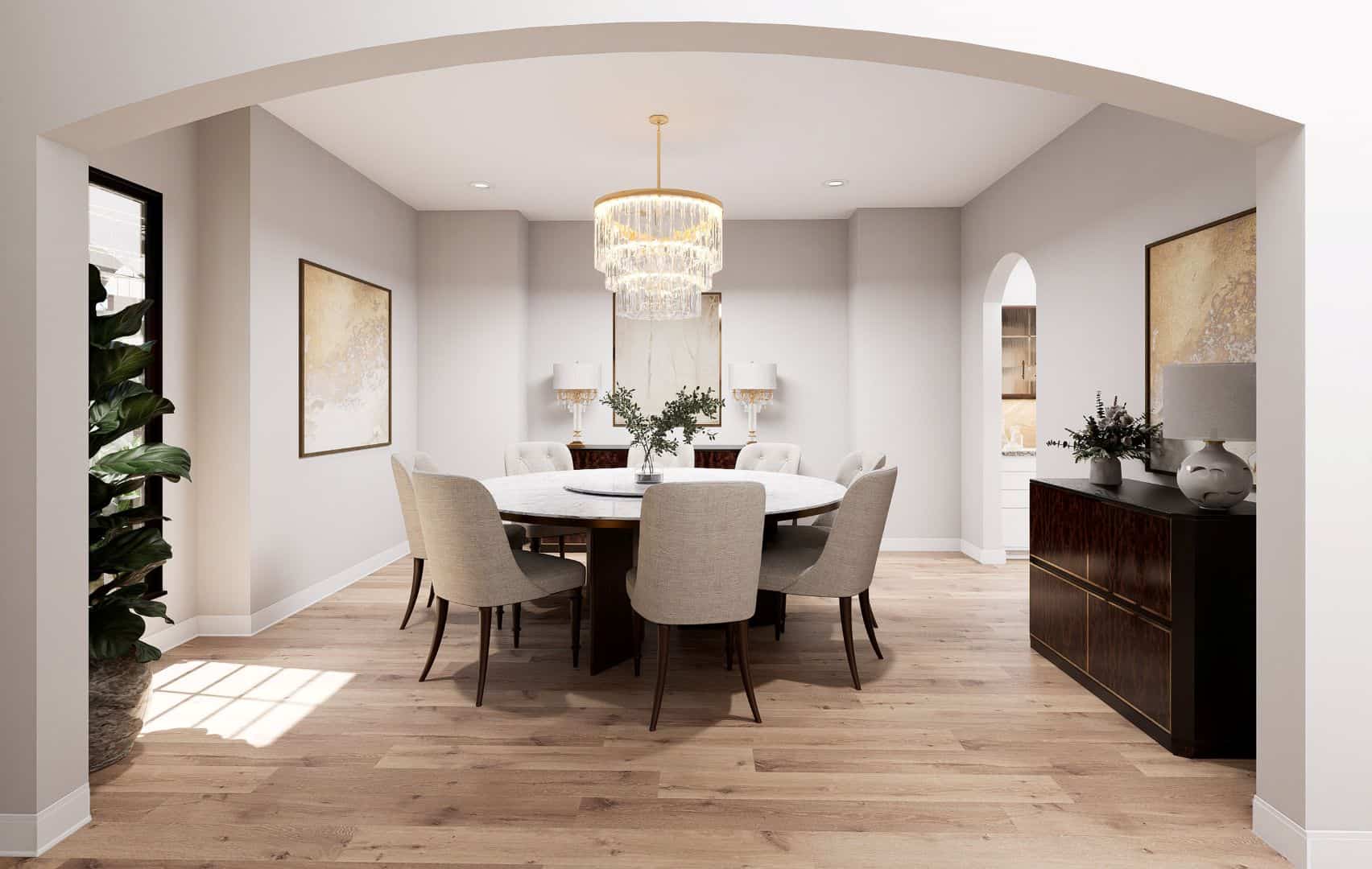 Dining Room of this 5-Bedroom,6612 Sq Ft Plan -195-1166