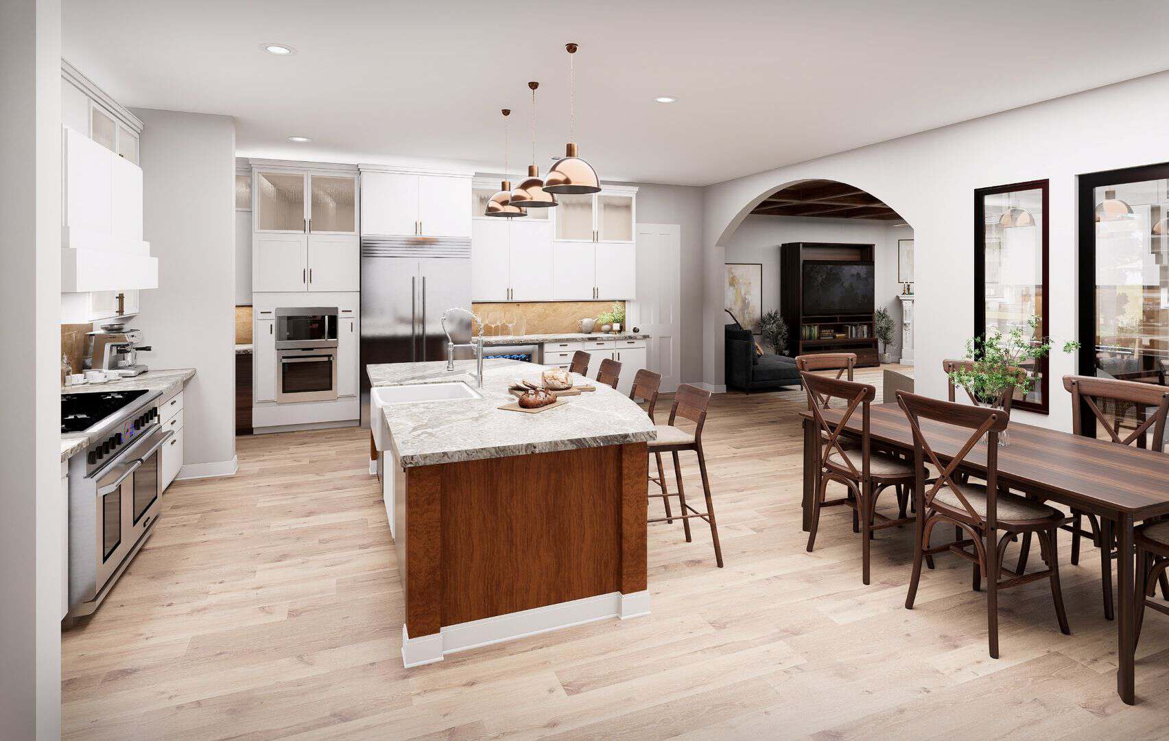 Kitchen: Breakfast Nook of this 5-Bedroom,6612 Sq Ft Plan -195-1166