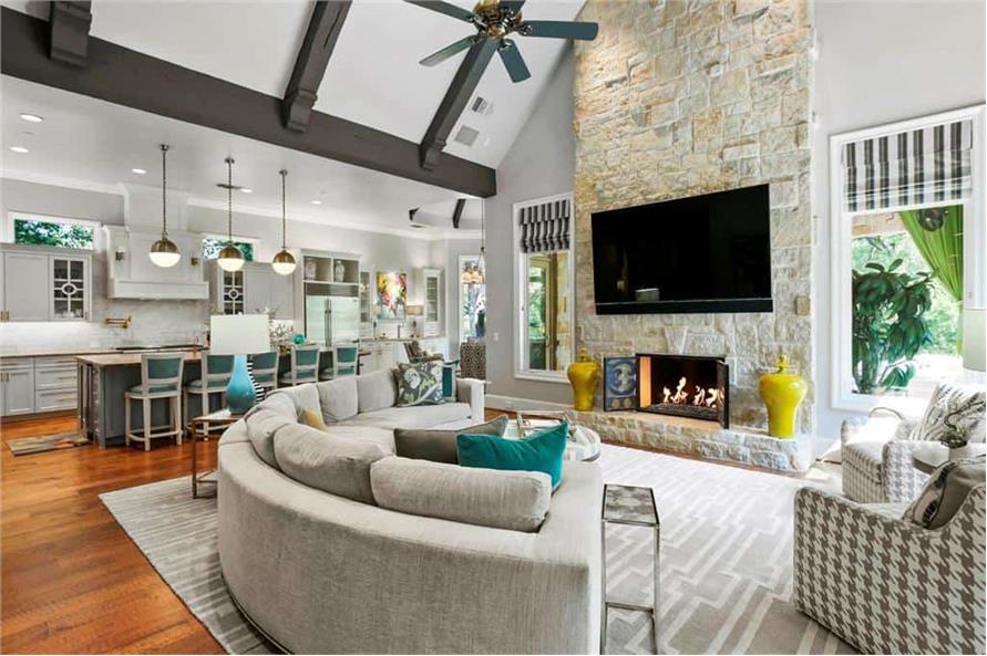 Family Room of this 5-Bedroom,7823 Sq Ft Plan -195-1169