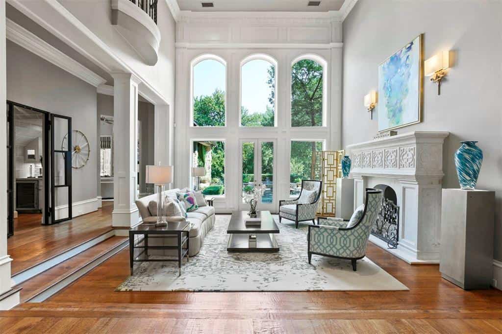 Living Room of this 5-Bedroom,7823 Sq Ft Plan -195-1169