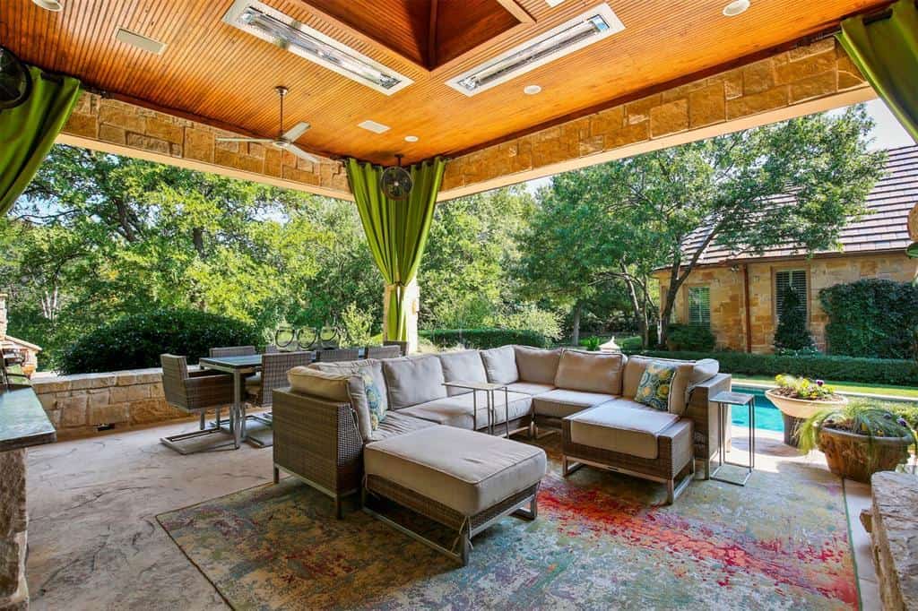 Patio of this 5-Bedroom,7823 Sq Ft Plan -195-1169