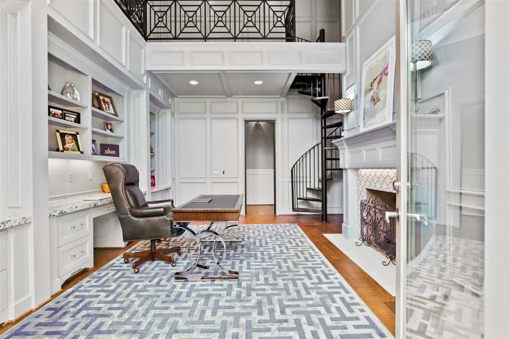 Home Office of this 5-Bedroom,7823 Sq Ft Plan -195-1169