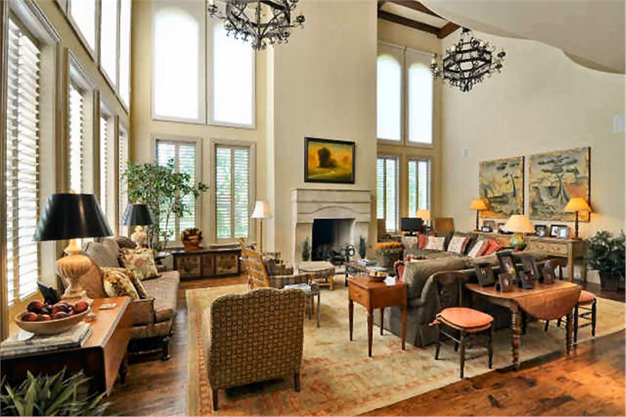 Family Room of this 4-Bedroom,6651 Sq Ft Plan -6651