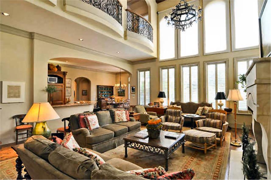 Family Room of this 4-Bedroom,6651 Sq Ft Plan -6651
