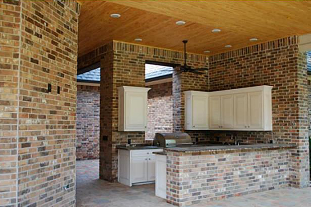 Outdoor Kitchen of this 5-Bedroom,8988 Sq Ft Plan -8988