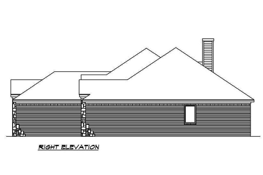 195-1197: Home Plan Right Elevation