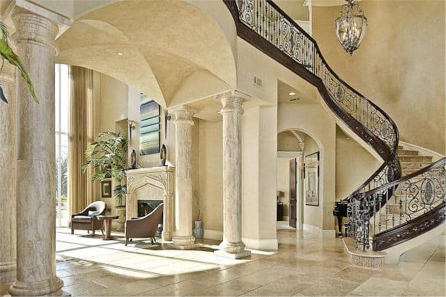Entry Hall: Foyer of this 5-Bedroom,7587 Sq Ft Plan -7587